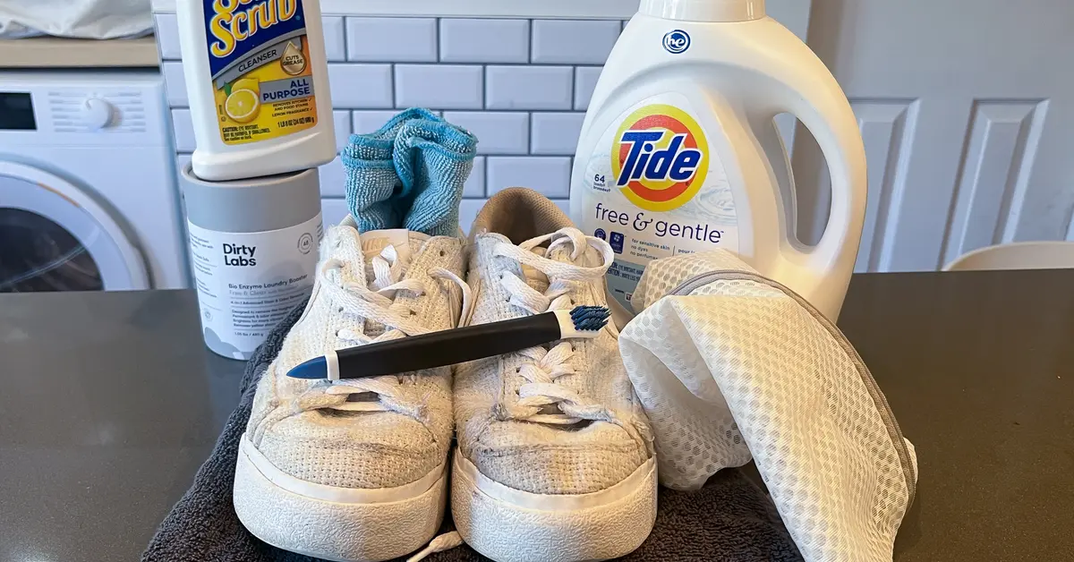 cleats in the washing machine