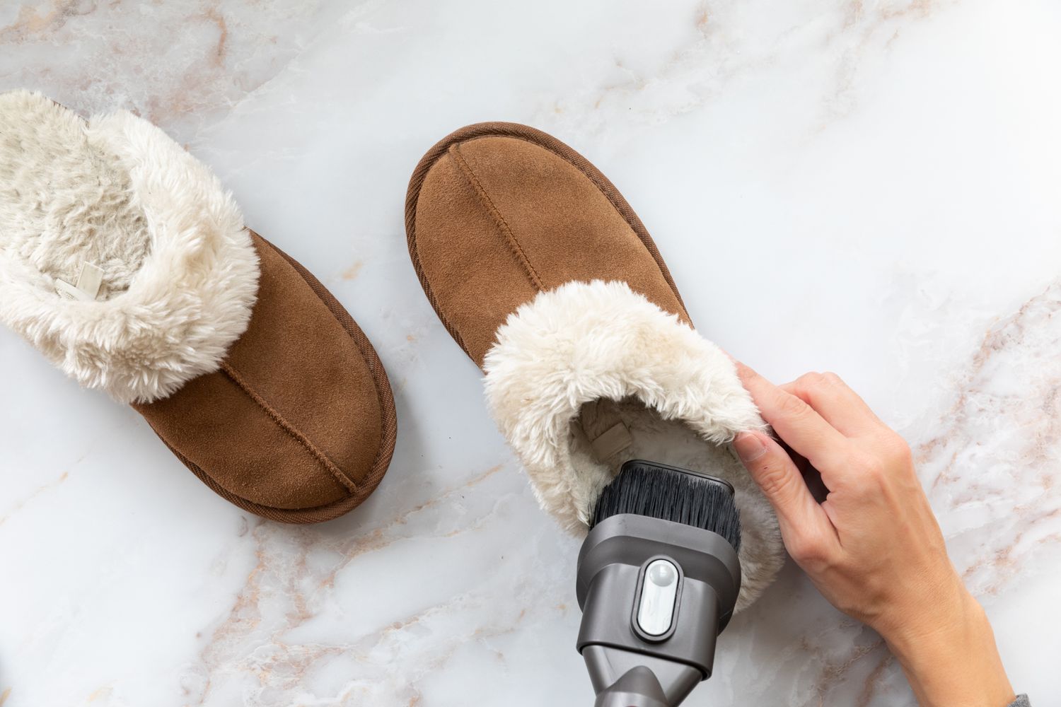 slippers in the washing machine