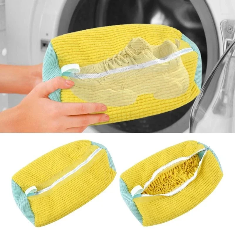 wash shoes in washing machine