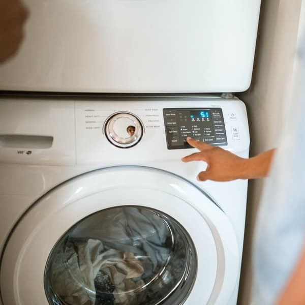 soaking wet clothes in dryer