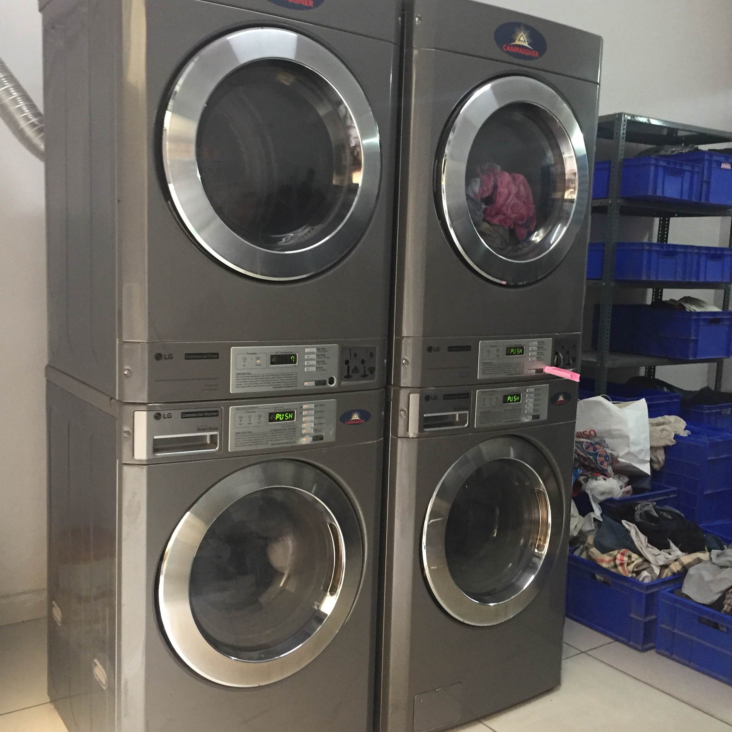 commercial washer and dryer