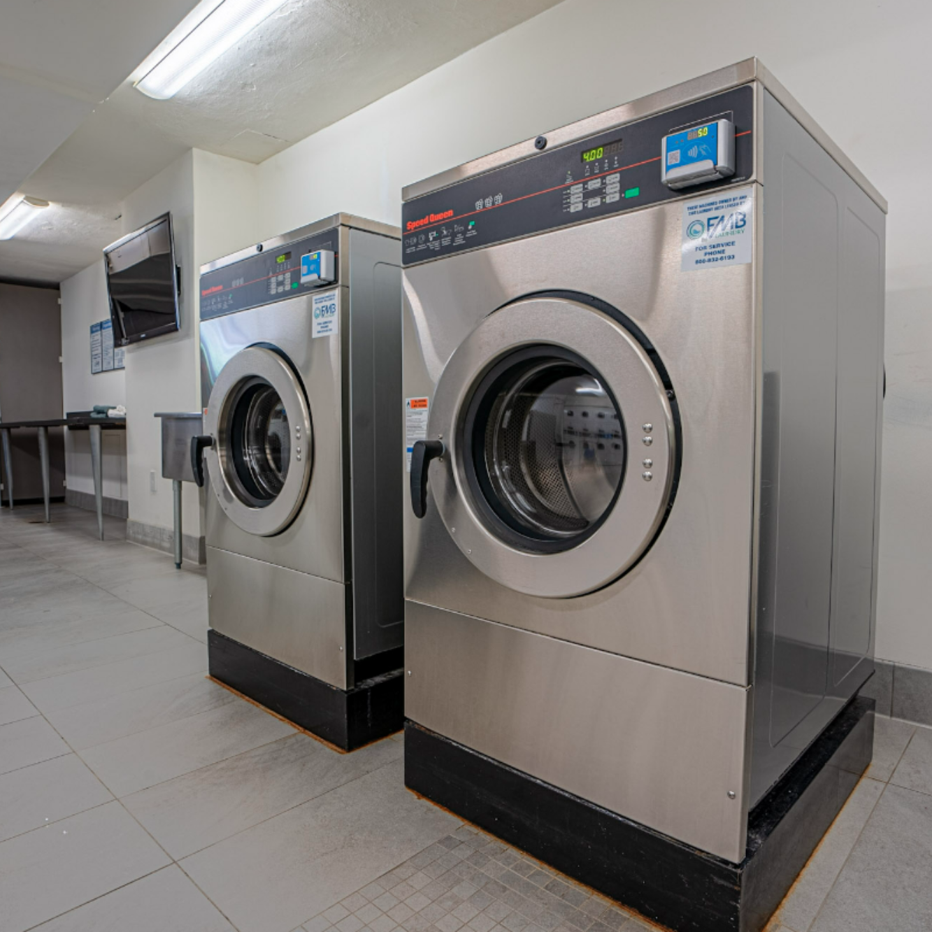 commercial washer and dryer