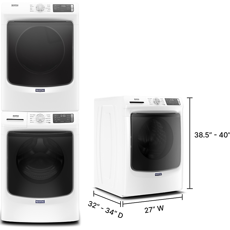 washer and dryer dimensions