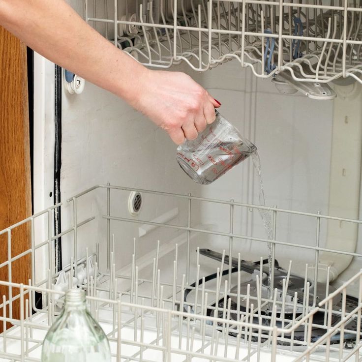 how to clean dishwasher with vinegar