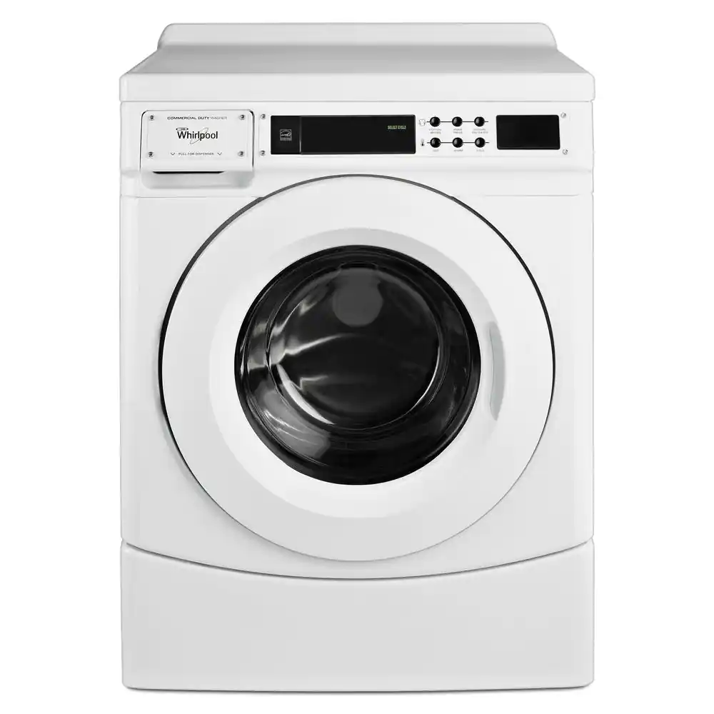 white-whirlpool-front-load-washers
