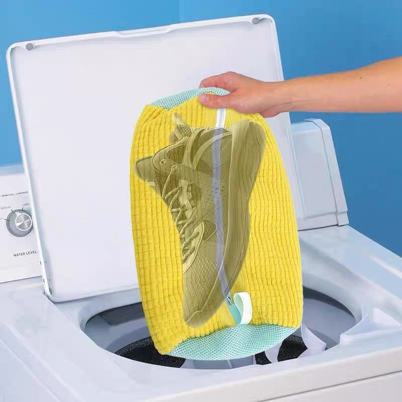 shoes in washing machine