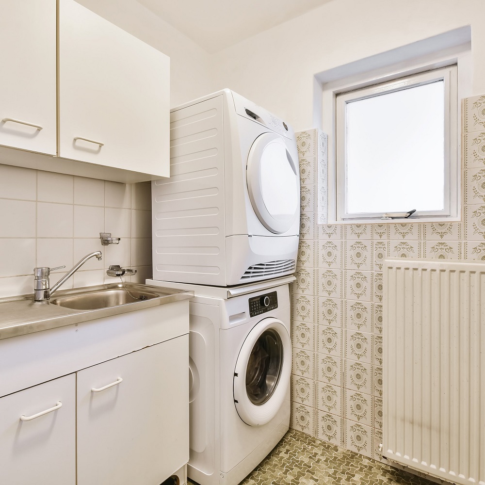Stacked-washer-dryer