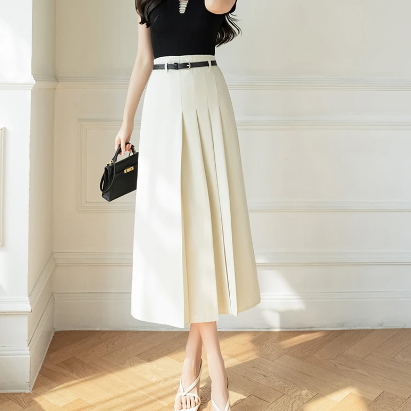 how to style pleated skirt