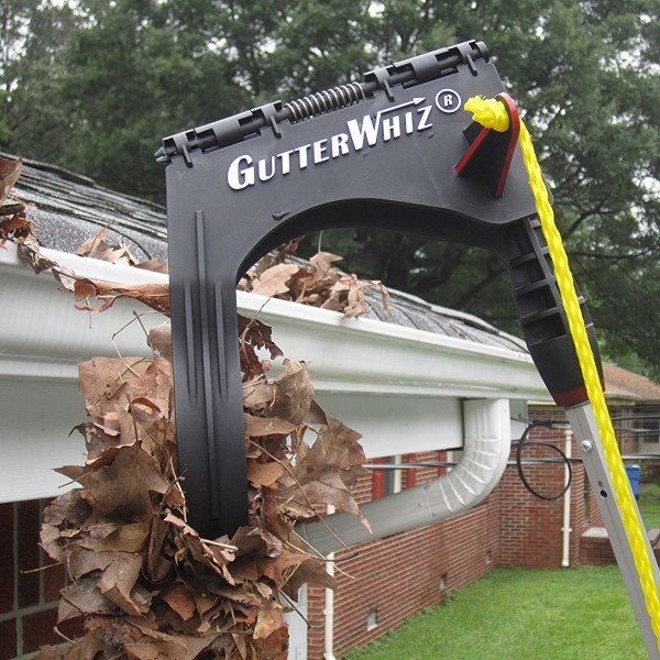 gutter cleaning tools from the ground