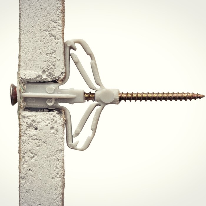 types of drywall anchors