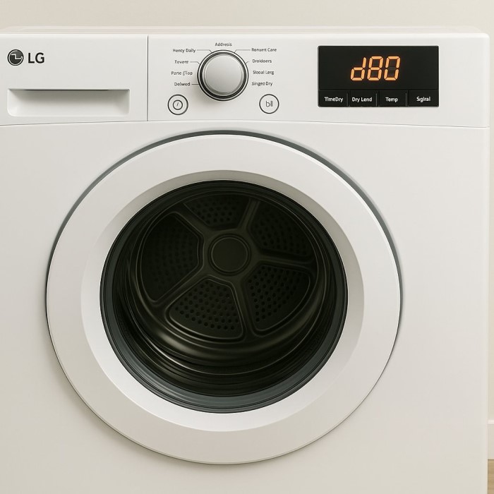 lg dryer d80