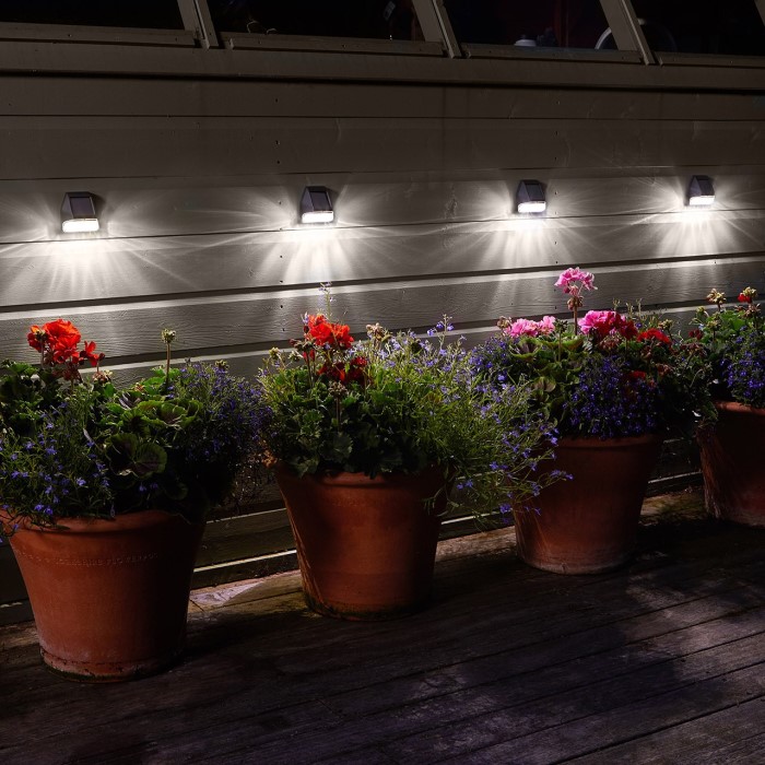 solar lights for fence