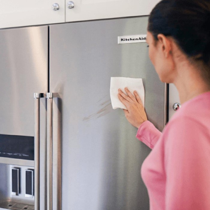 how to clean stainless appliances